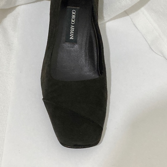 Giorgio Armani, Dark-Chocolate, Suede, Pump, Size 6 - Picture 6 of 8